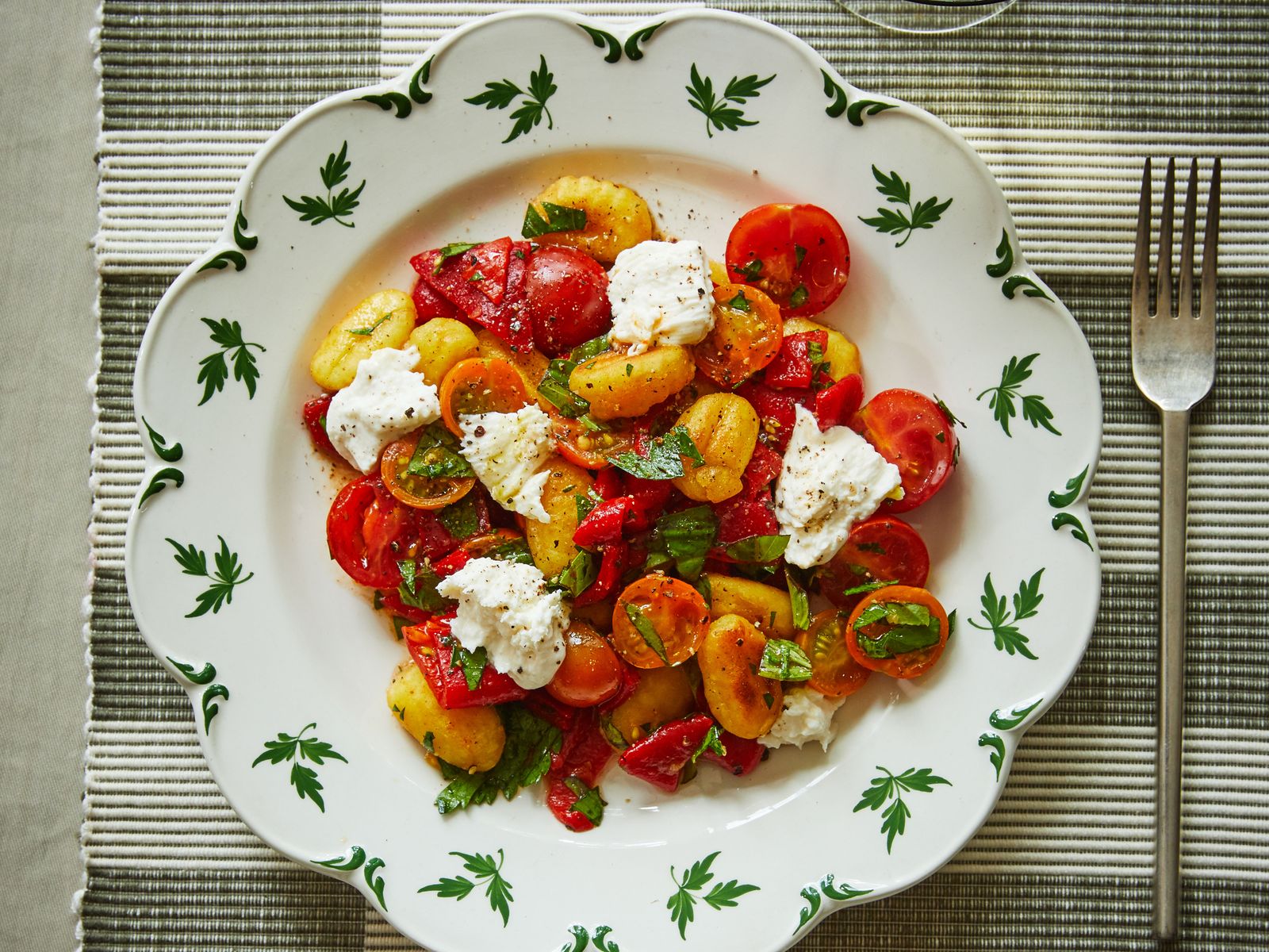 Crispy Gnocchi Caprese