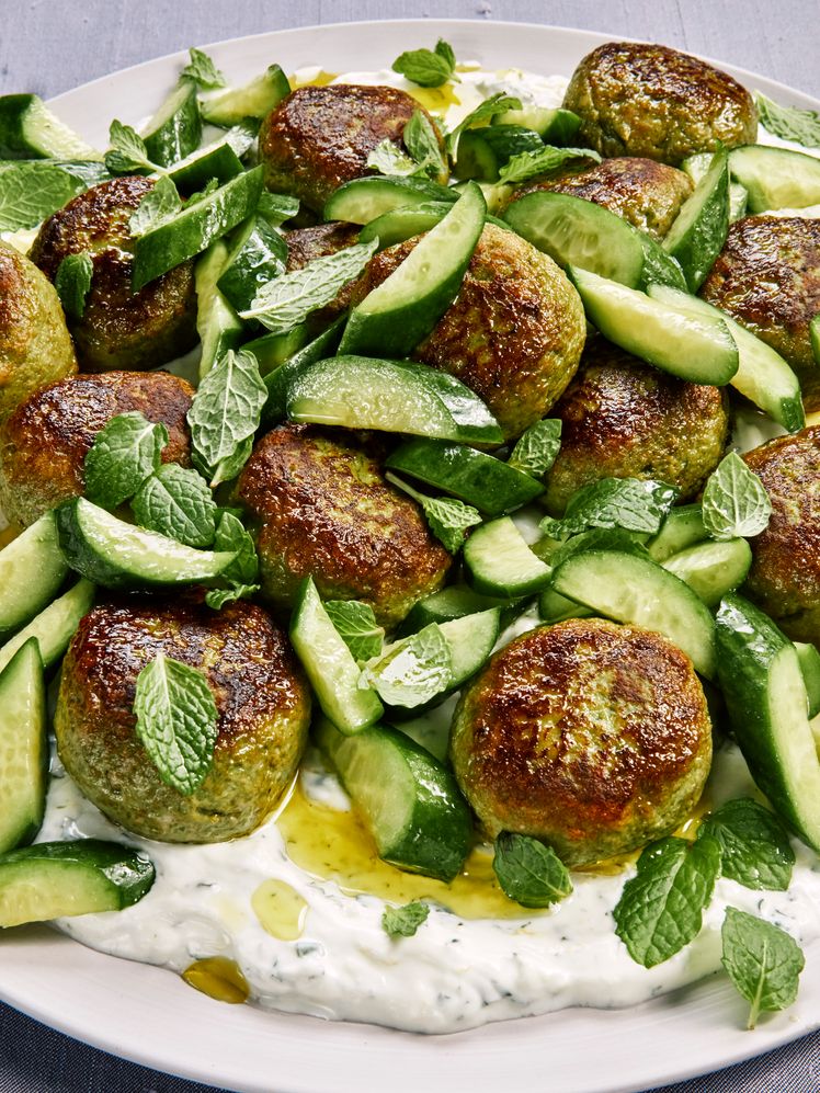 Minty Chicken Meatballs