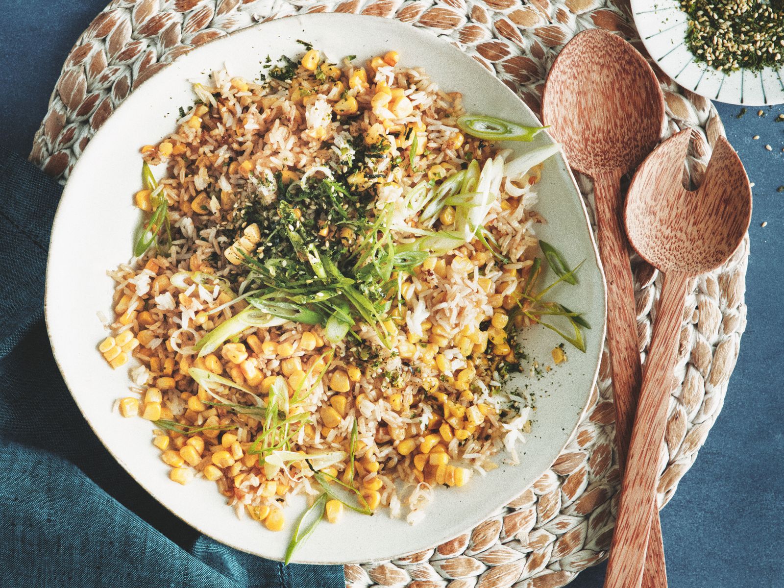 Corn Furikake Fried Rice