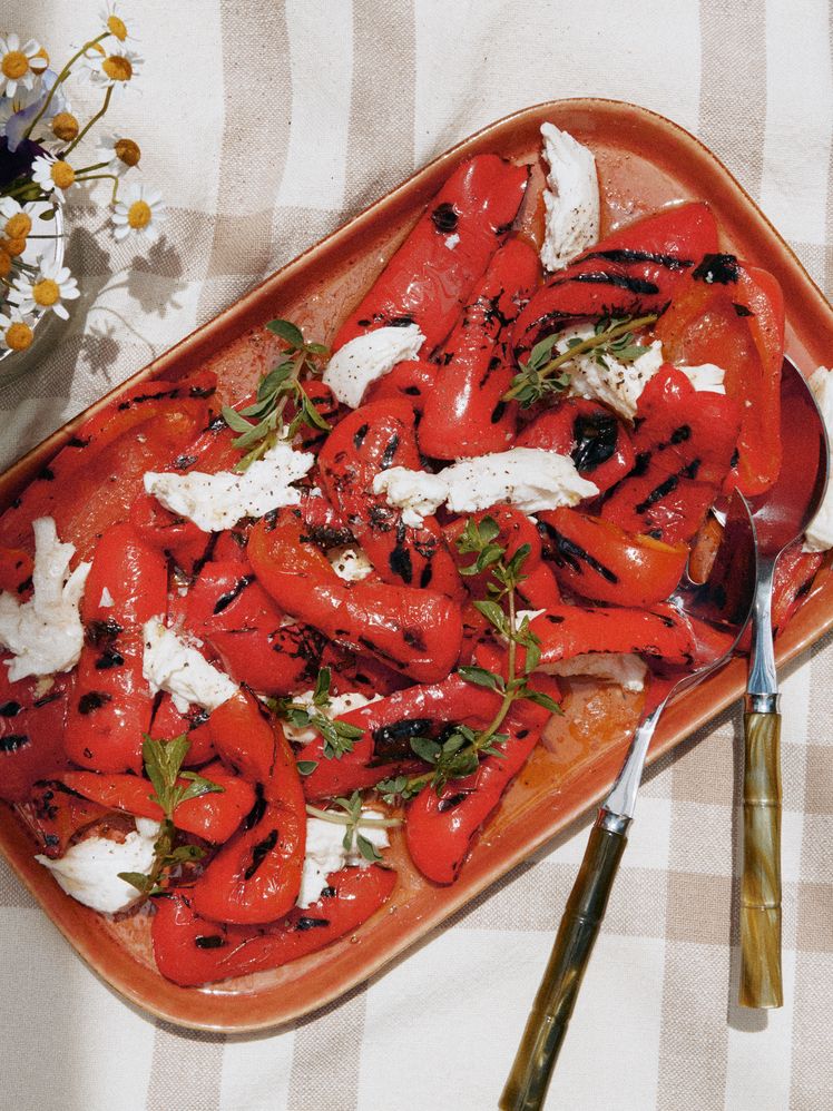 Marinated Grilled Peppers